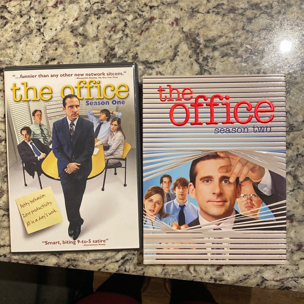 The Office Seasons 1 and 2 DVDs